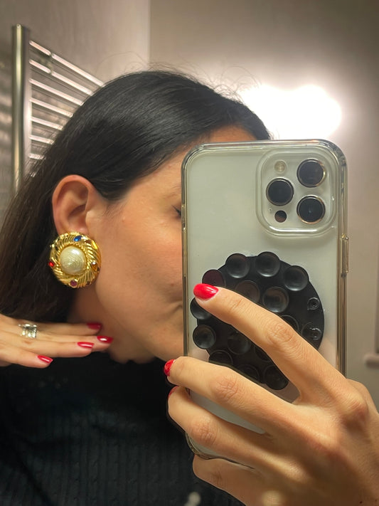 Orecchini vintage SAINT LAURENT
